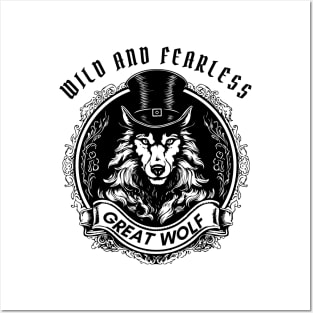 Great Wolf | Wild and Fearless Posters and Art